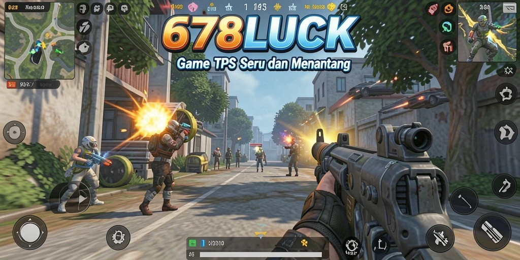 Screenshot menunjukkan aksi pertempuran mendebarkan di 678LUCK.