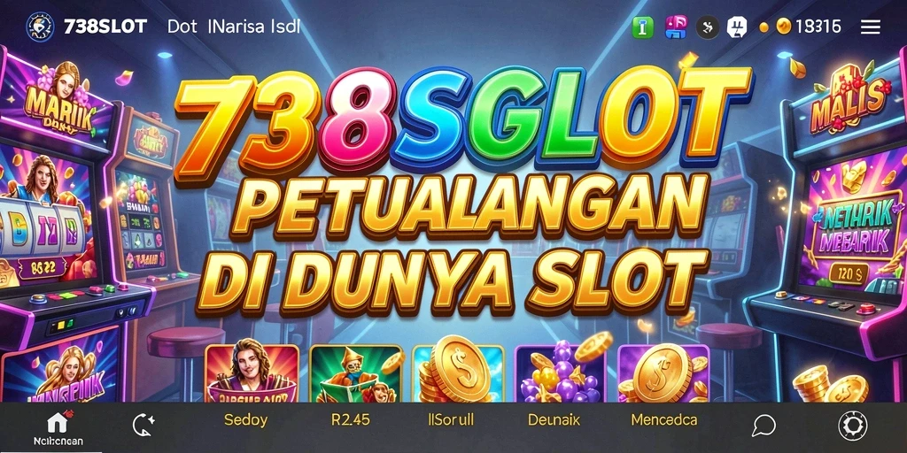 Tampilan menarik dari gameplay 738SLOT dalam petualangan slot.