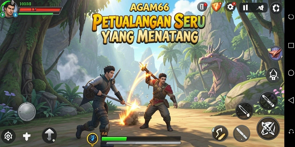 Gameplay seru dan menantang dalam AGAM66 yang penuh petualangan.