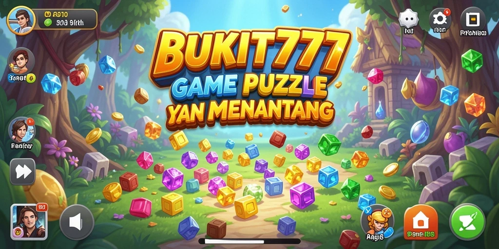 Tampilan menarik gameplay BUKIT777 dalam menyelesaikan teka-teki.