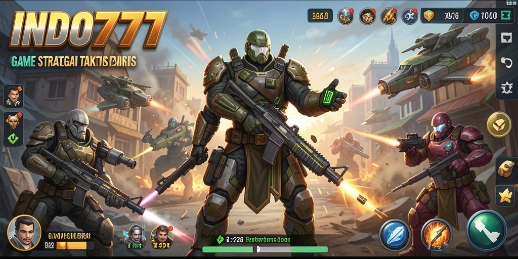 Tampilan mendebarkan dari pertempuran strategis di INDO777.