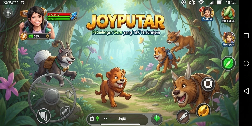 Gameplay seru dan menantang dalam JOYPUTAR.
