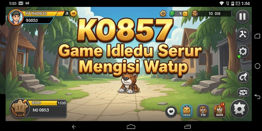 Tampilan gameplay KO857 yang menarik dan seru di dunia Idle.