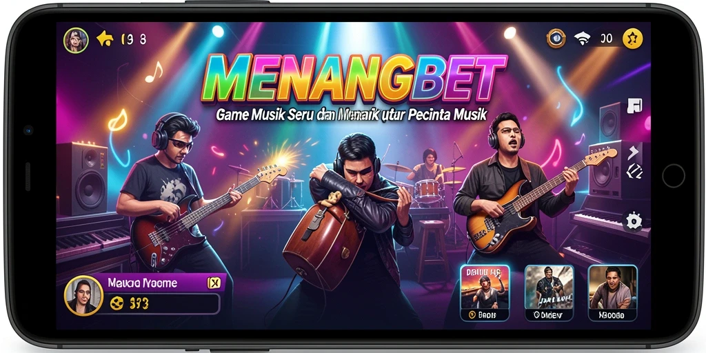 Tampilan screenshot MENANGBET saat gameplay musik yang mengasyikkan.