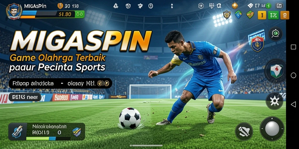 Tampilan utama gameplay <strong>MIGASPIN</strong> yang seru dan menantang.