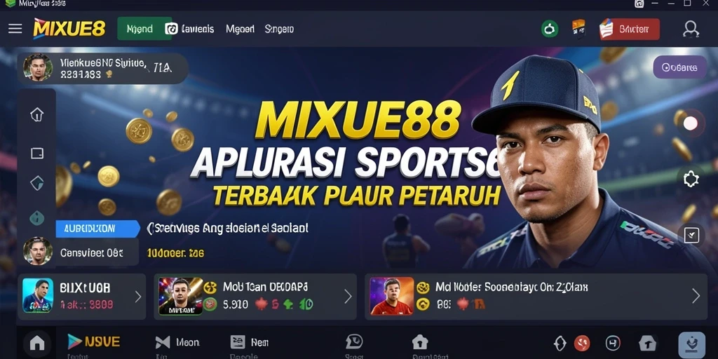 Screenshot MIXUE88 menunjukkan pengalaman taruhan olahraga yang mendebarkan.