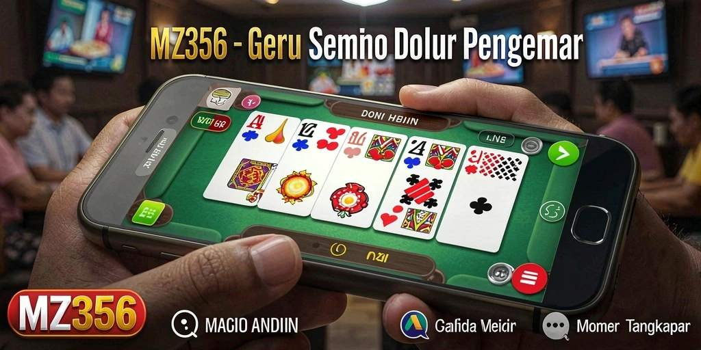 Tampilan gameplay MZ356 yang menarik dalam permainan Domino.