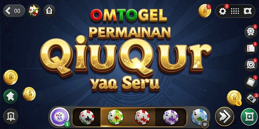 Screenshot gameplay OMTOGEL yang menampilkan aksi QiuQiu.