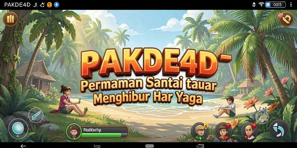 Tampilan screenshot utama PAKDE4D yang menunjukkan gameplay seru dan santai.