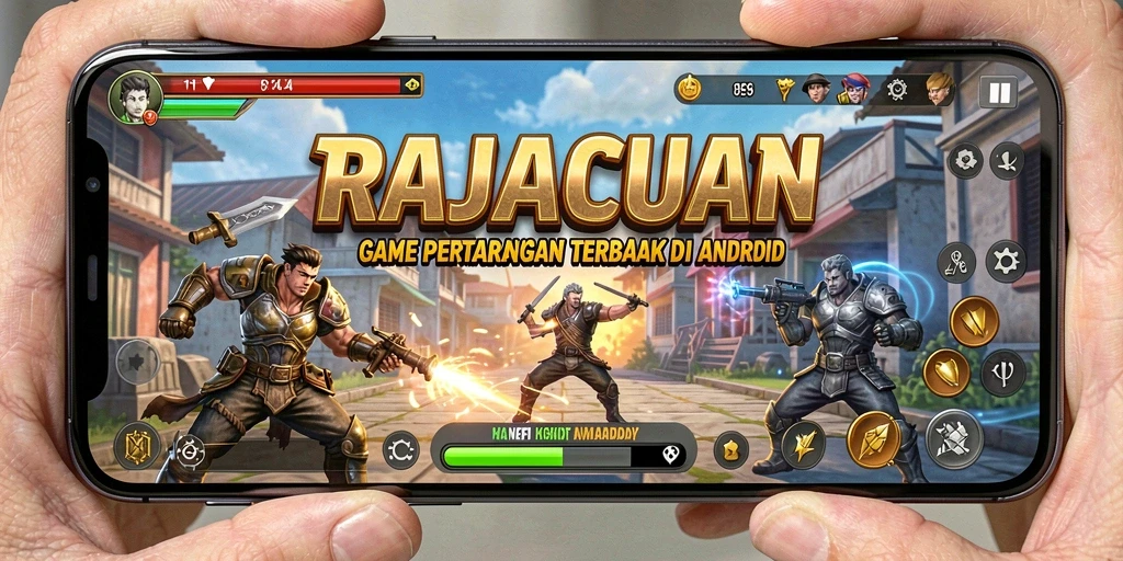 Tampilan gameplay RAJACUAN yang mengesankan dan seru.