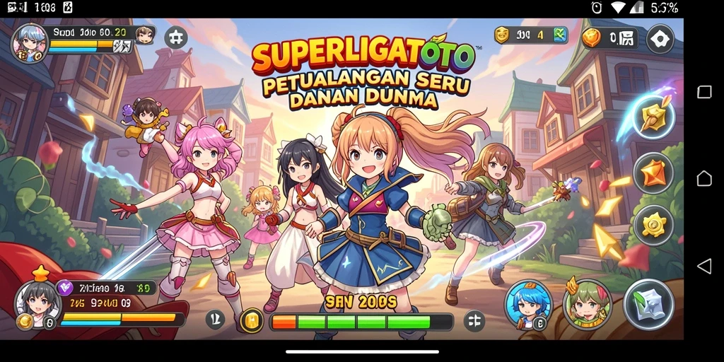 Menampilkan gameplay seru dan interaktif dari SUPERLIGATOTO.