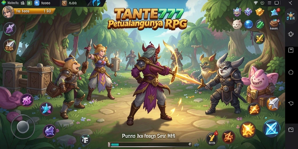 Screenshot TANTE777 menampilkan aksi seru dalam dunia RPG.