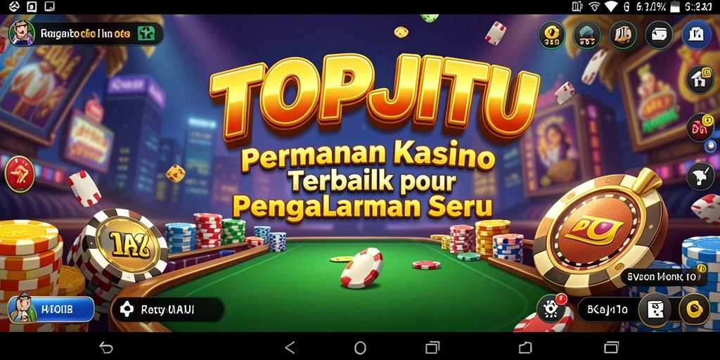Screenshot menunjukkan gameplay interaktif dan menarik dari game Kasino.