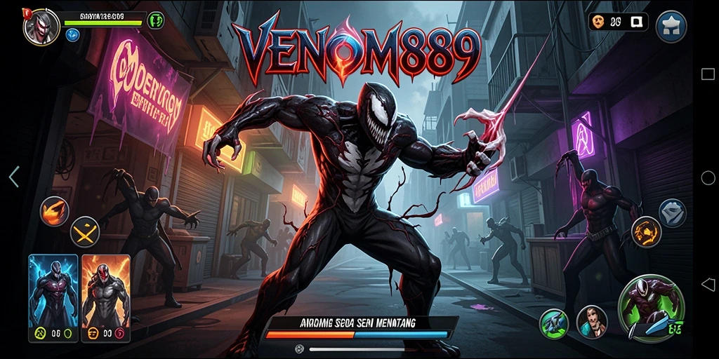 Tampilan seru gameplay VENOM889 yang membuat ketagihan.