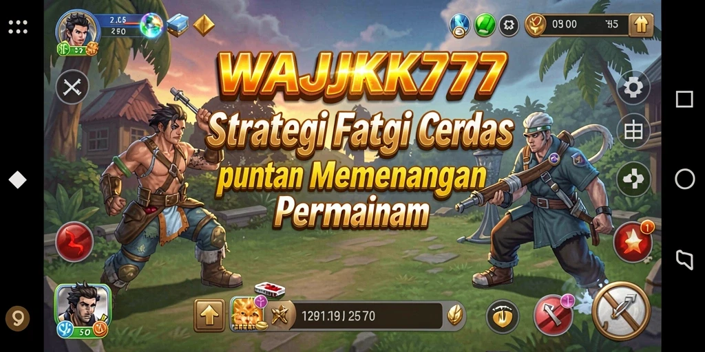 Screenshot gameplay WAJIK777 menampilkan aksi pertempuran strategi.